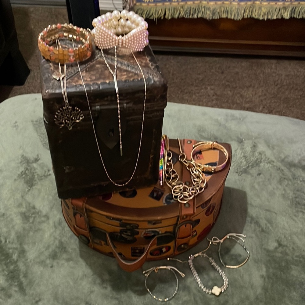 Bundle of Gold Color Jewelry